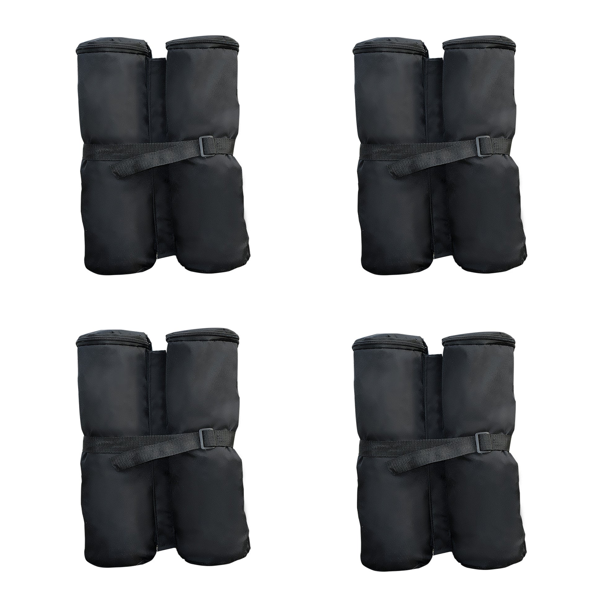 Outsunny Pack 4 Pesos Para Carpas Cenador Pabellón Gazebo Negro_0