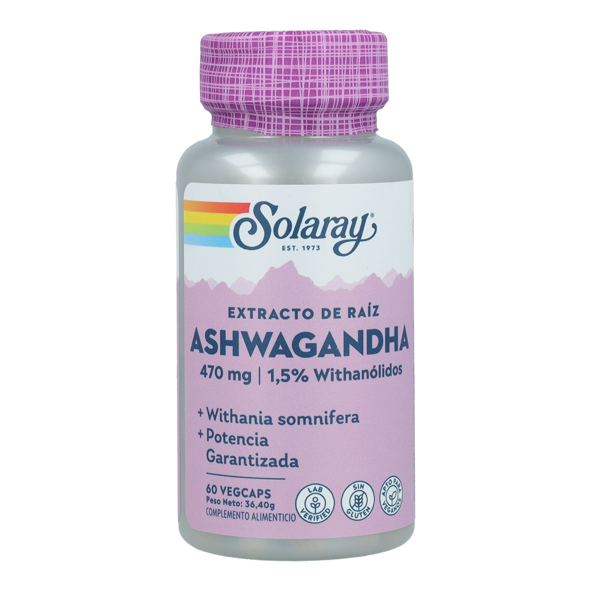 Ashwagandha Solaray 60 cápsulas