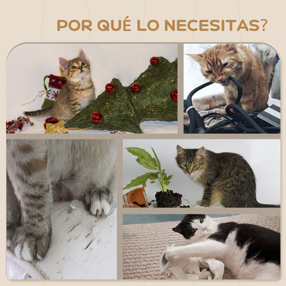 Pawhut Estante De Escalada Para Gatos De Pared Con Hamaca Nido Plataformas Gris_5