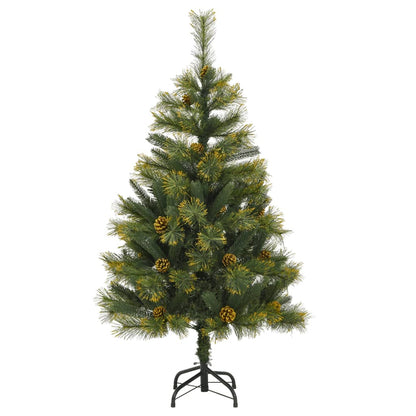 Vidaxl Árbol De Navidad Artificial Con Bisagras 150 Led 120 Cm_3