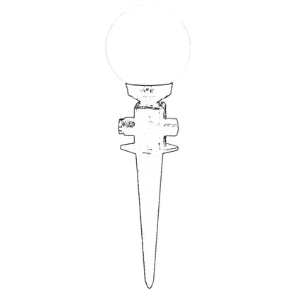 Aplique De Pared Pantalla Libre Para Exterior, Abs , Negro, 20x20x50, Casquillo E 27 Max 60 W_1