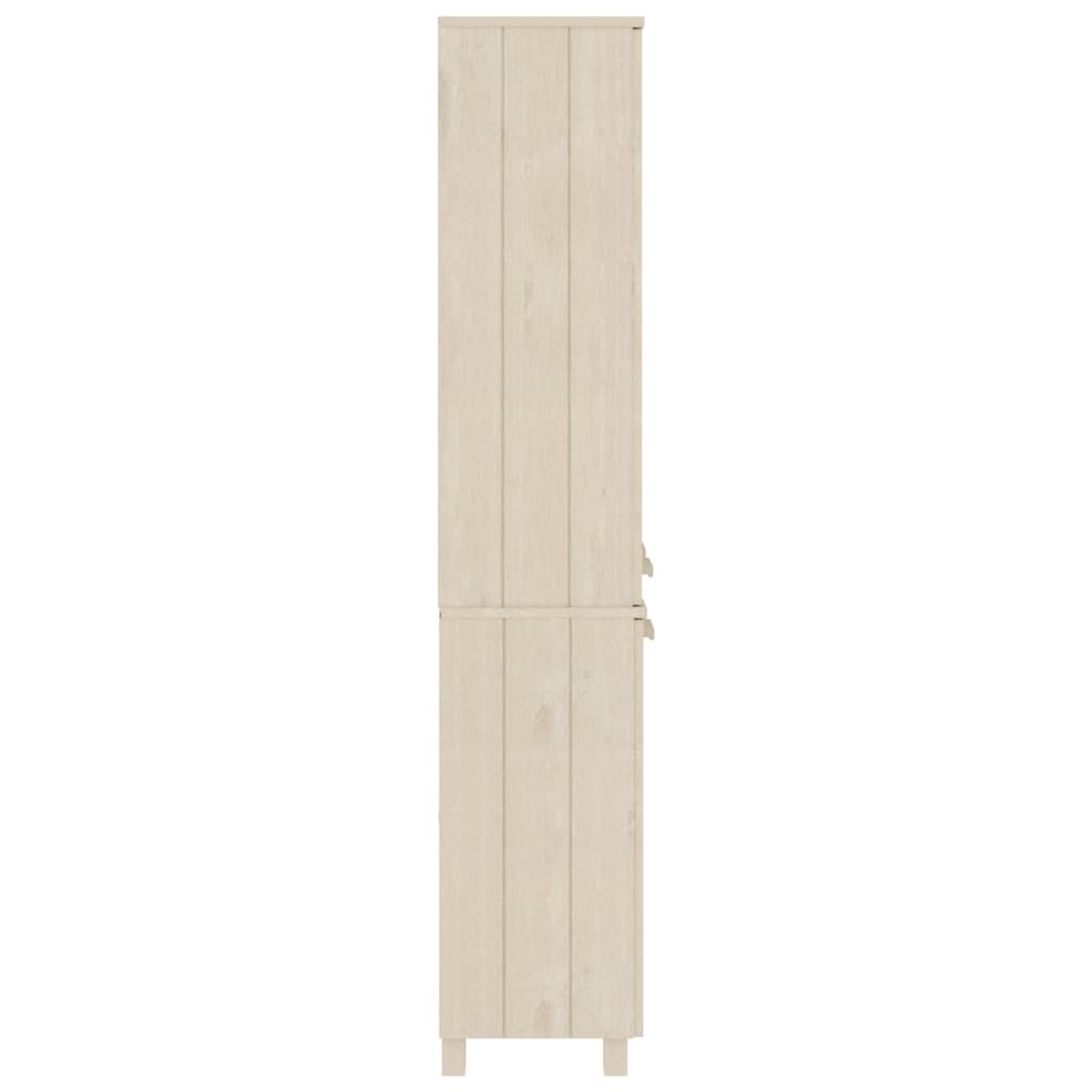 Aparador Hamar Madera De Pino Maciza Marrón Miel_3