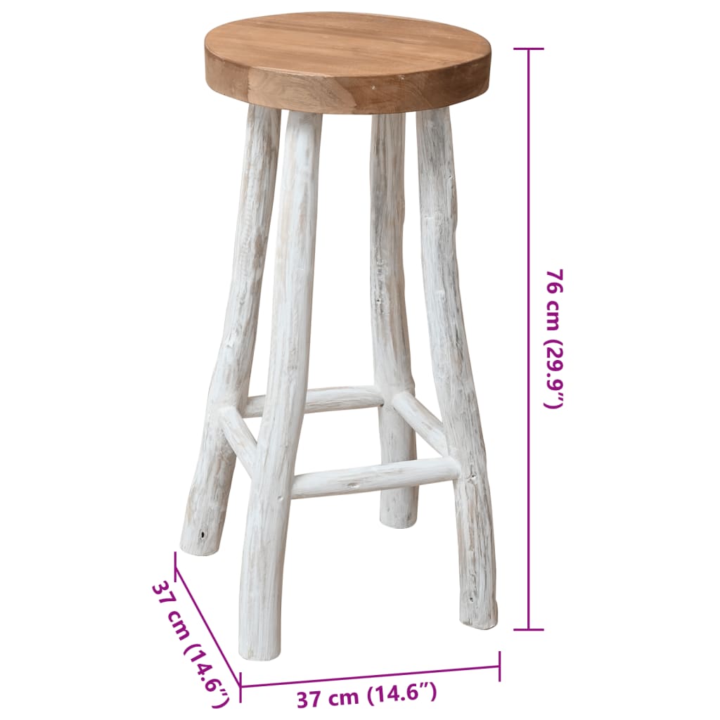 Taburete De Cocina De Madera De Teca_2