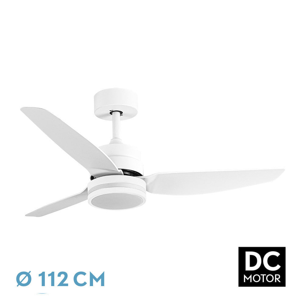 Ventilador Dc Jarama 20w Blanco 3asp.6velocidades 3000-4000-6500k 2350lm Remoto,memoria,temperatura 112d_0