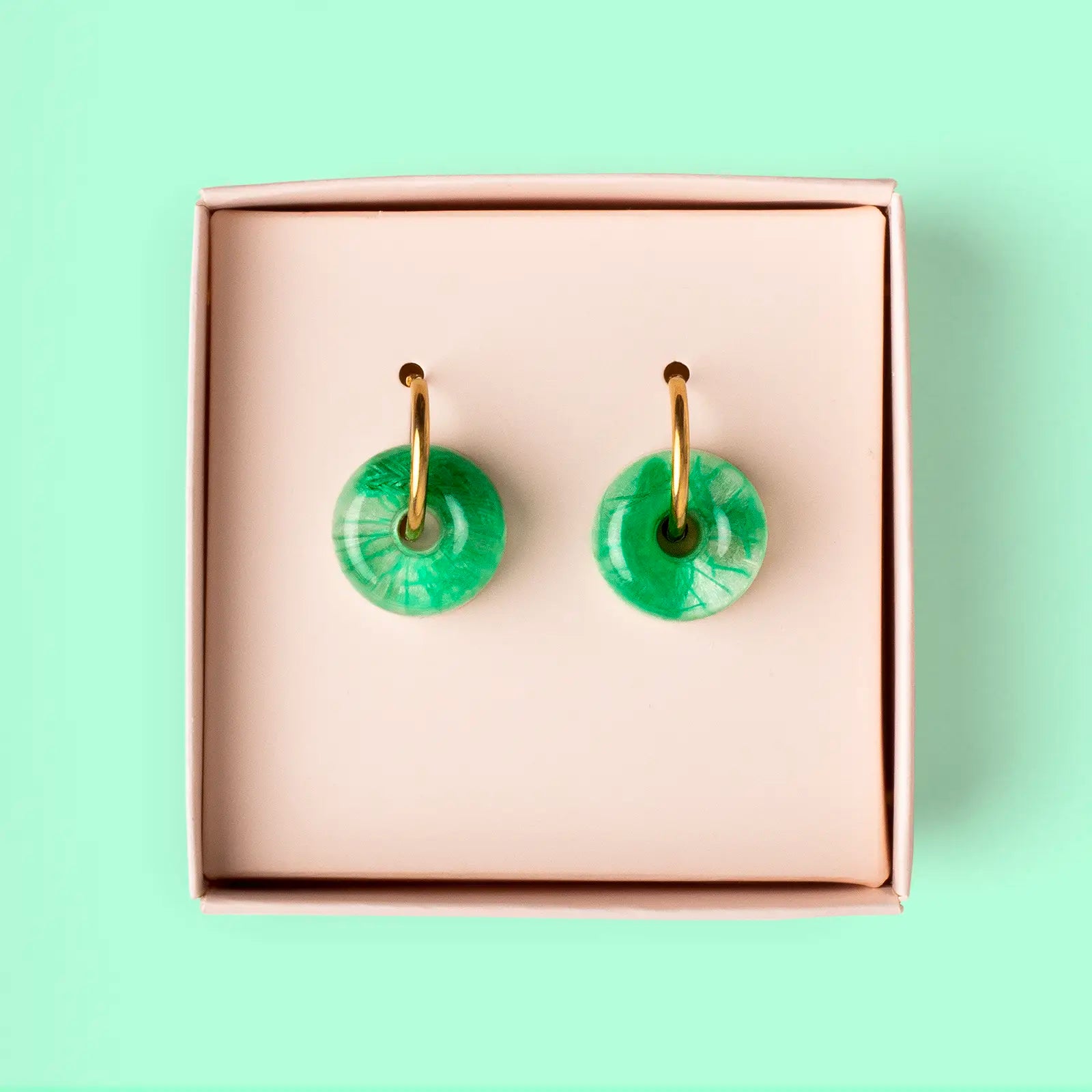 Pendientes Pantín Nature Vibes x Aurarte – Vidrio de Mar Reciclado de Galicia_1