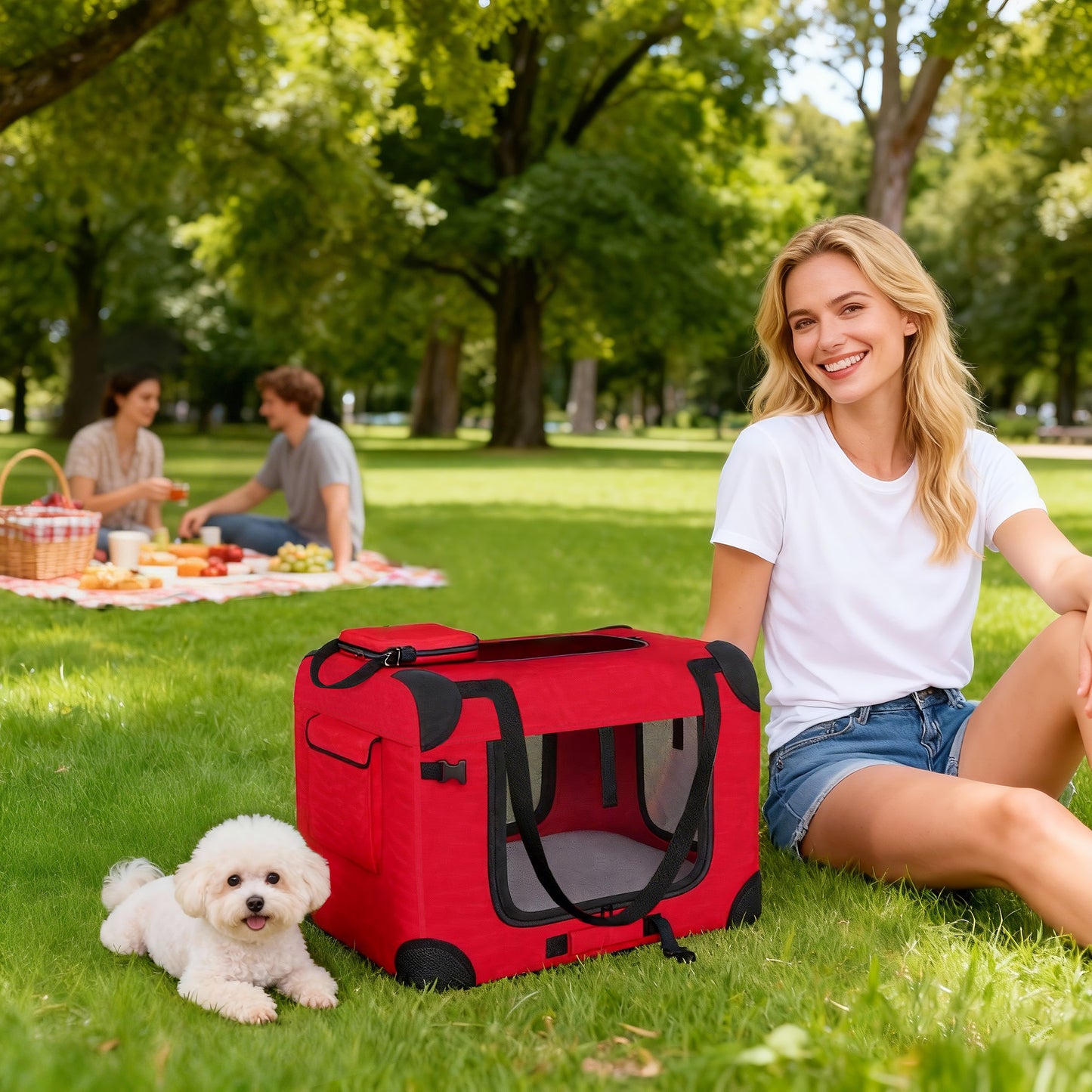 Pawhut Transportín Para Perros Plegable_1
