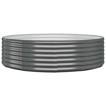 Jardinera Arriate Acero Galvanizado Antracita 140x140x36cm_0