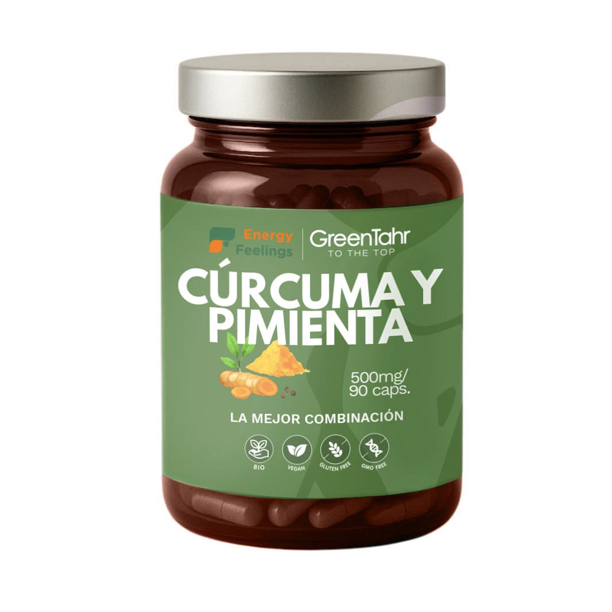 Cúrcuma Pimienta ECO Energy Feelings 90 cápsulas