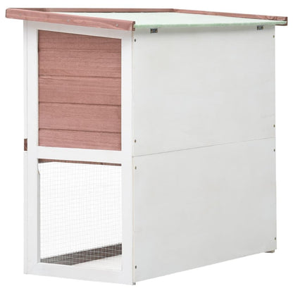 Vidaxl Jaula Conejera Con 1 Puerta Madera Marrón_4