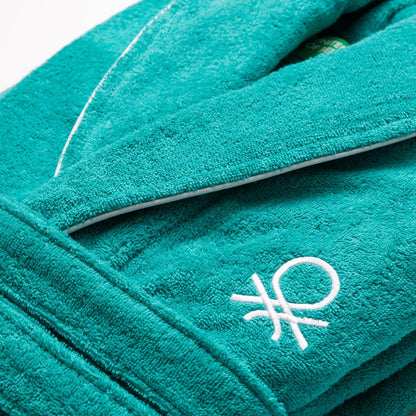 Albornoz L/xl 360gsm 100% Algodón Azul Claro Rainbow Be_2