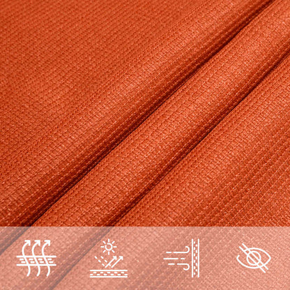 Toldo De Vela Rectangular Hdpe Naranja 160 G/m² 5x6 M_3