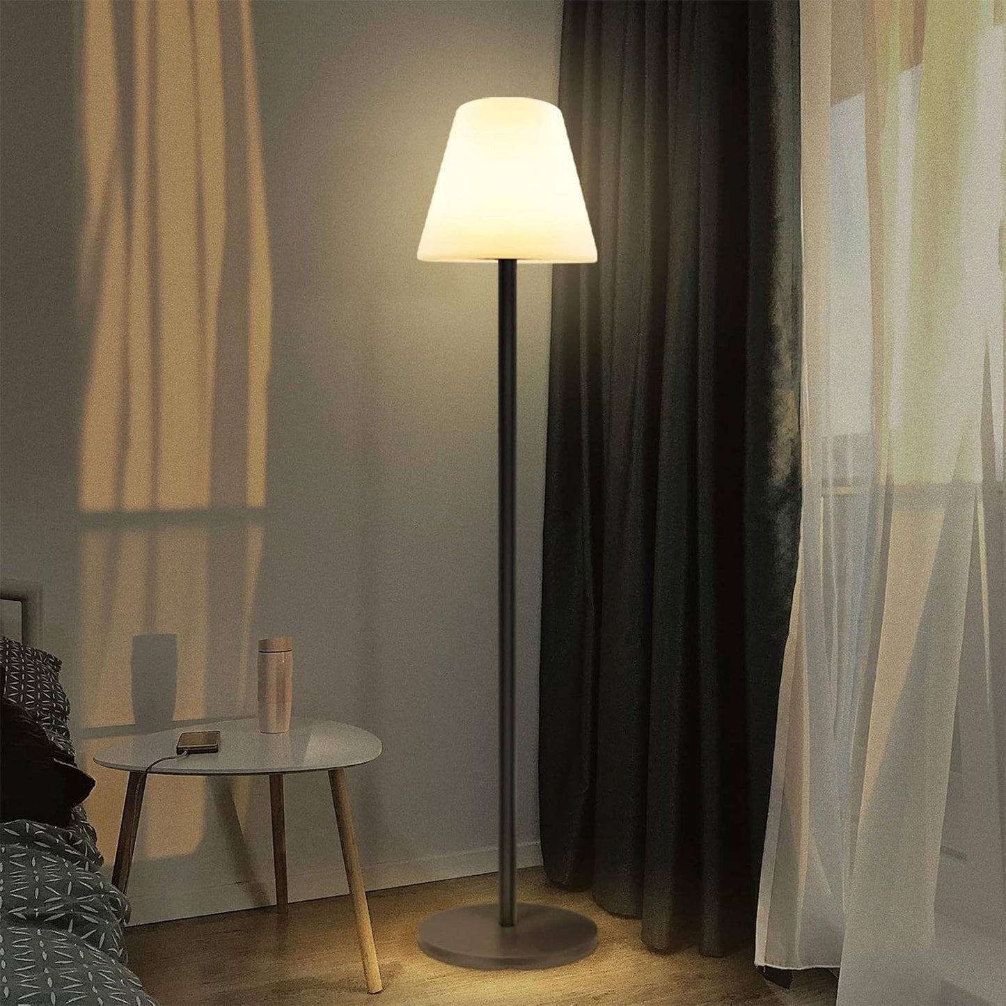 Well Home Lámpara Ø16,5x106cm Para Uso Exterior Recargable