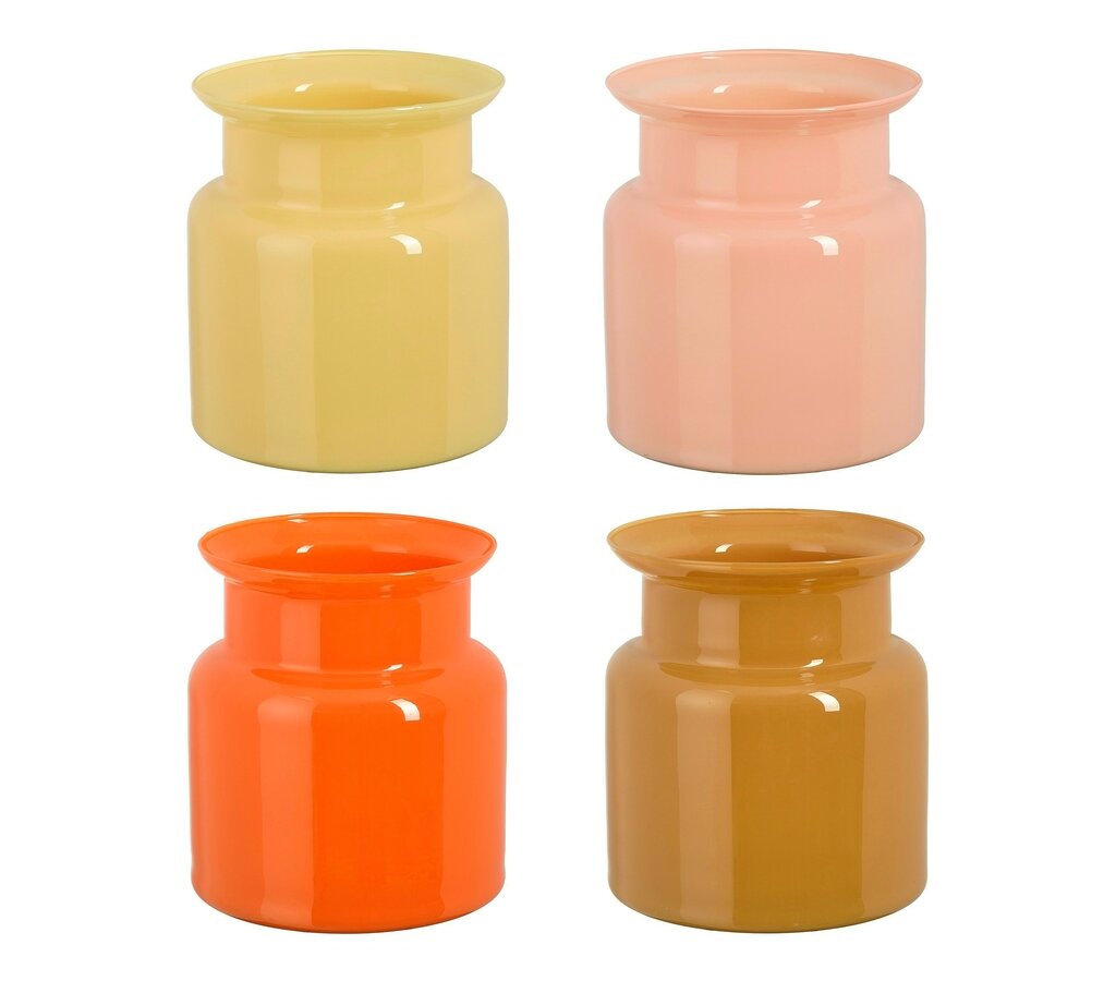 Jarrón De Cristal Mathew 14.5 Cm