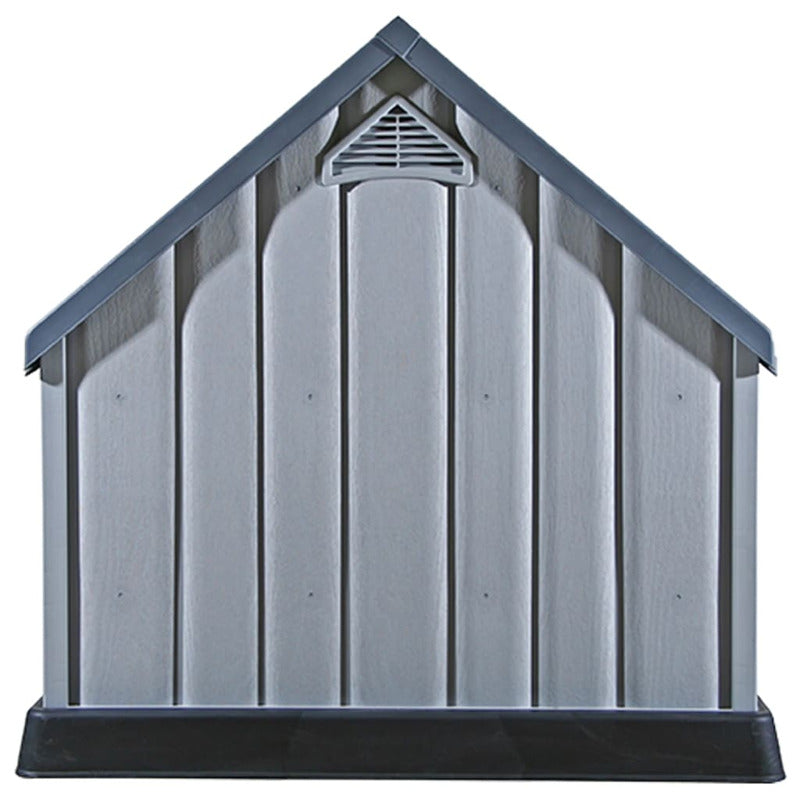 Vidaxl Caseta Para Perros Gris 92x87x91 Cm Plástico_5