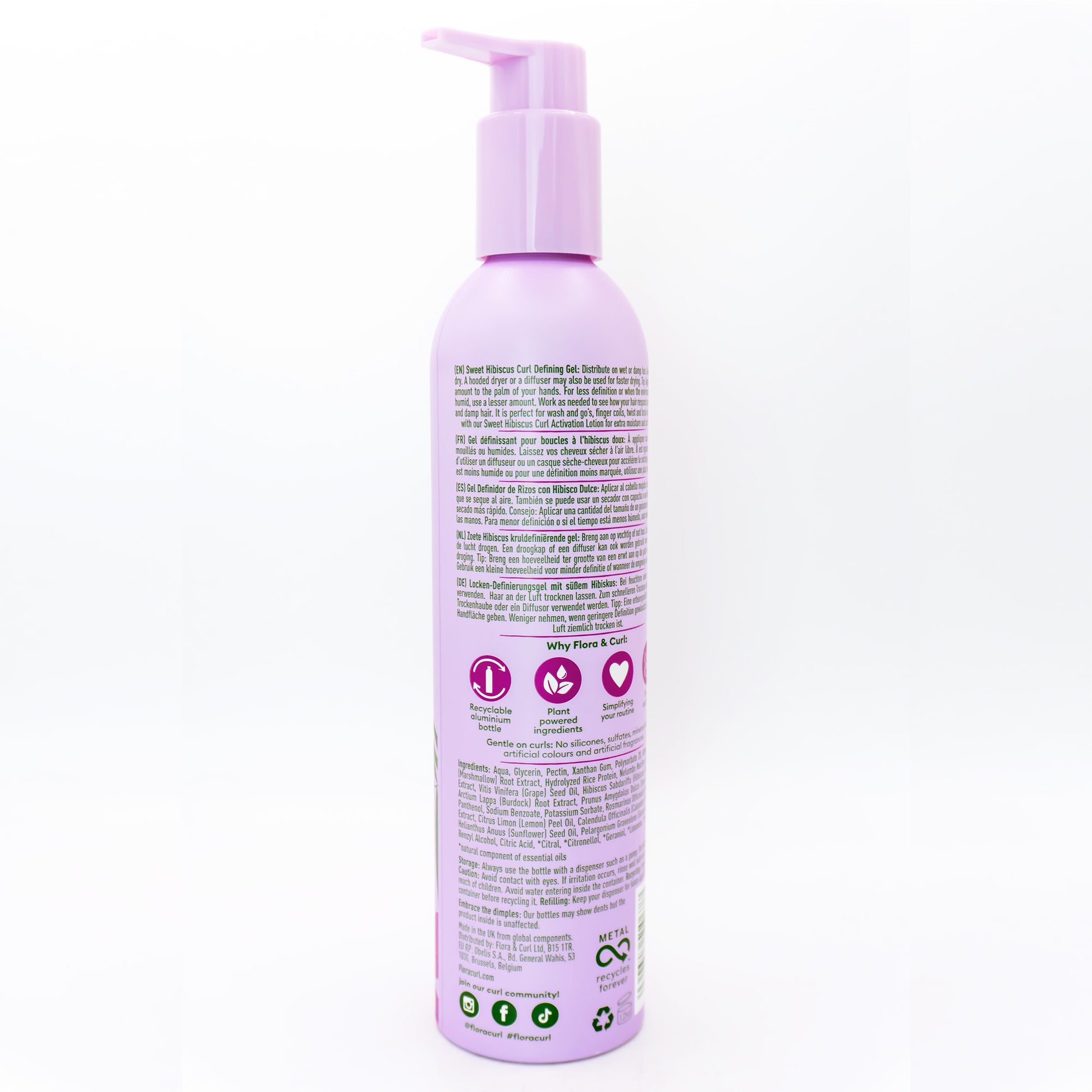 Flora And Curl Sweet Hibiscus Curl Defining Gel 300ml_2