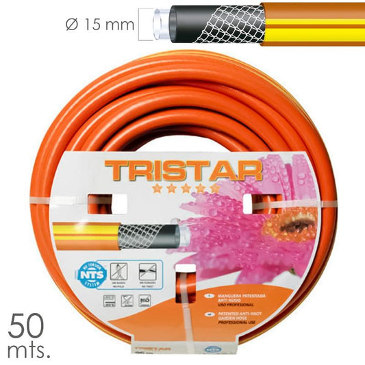 Manguera Tricotado No Torsion 15 Mm. - 5/8 Rollo 50 Metros_0