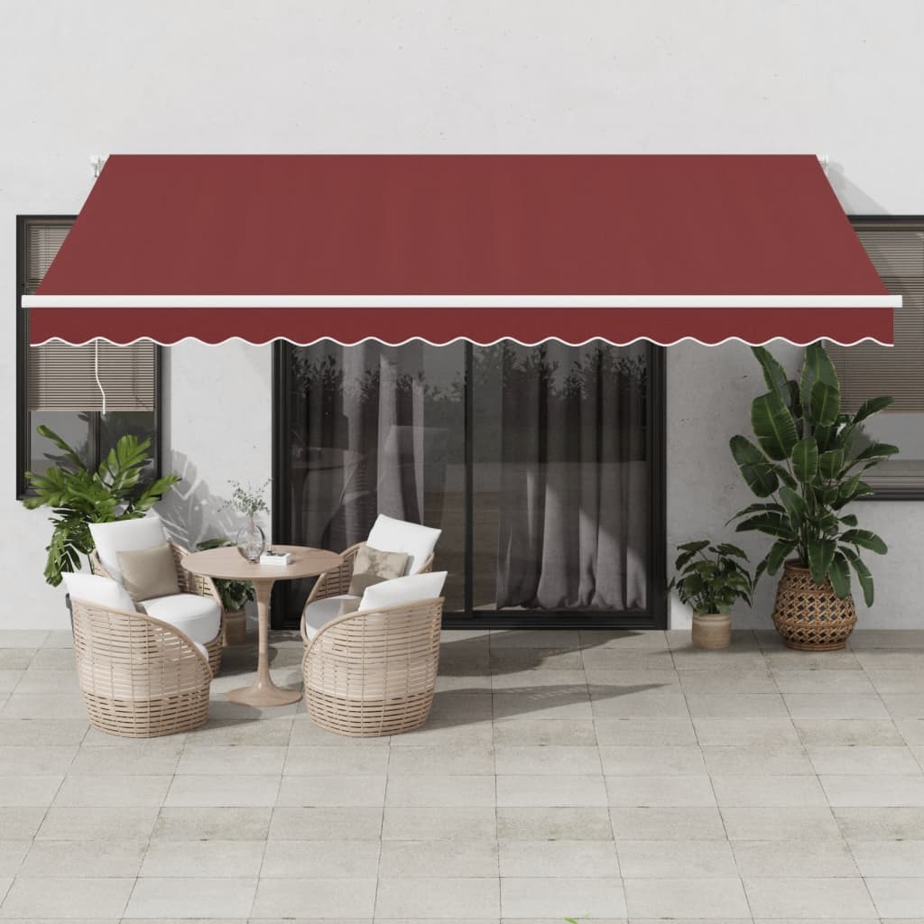 Toldo Retráctil Automático Burdeos 450x350 Cm_1