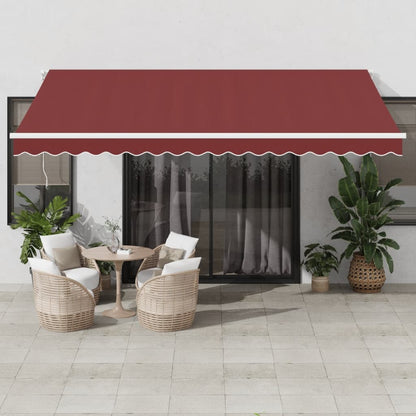 Toldo Retráctil Automático Burdeos 450x350 Cm_1
