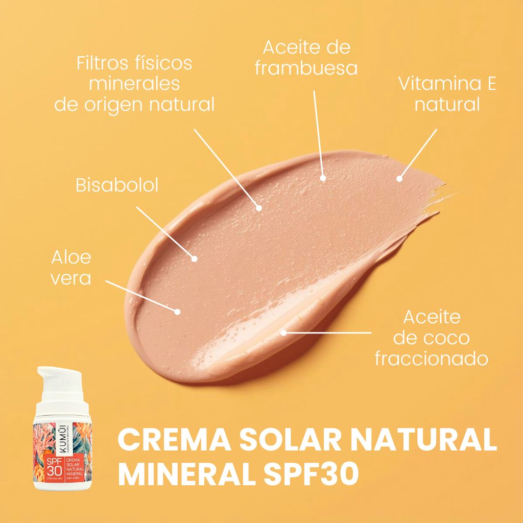 Crema Solar Natural Mineral Spf30 Con Color KUMUI 50ml_2