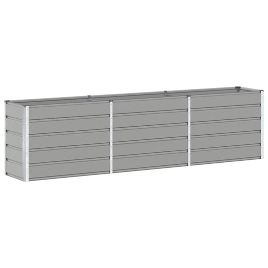 Jardinera Gris Claro 290 X 50 X 75 Cm Acero Galvanizado_0