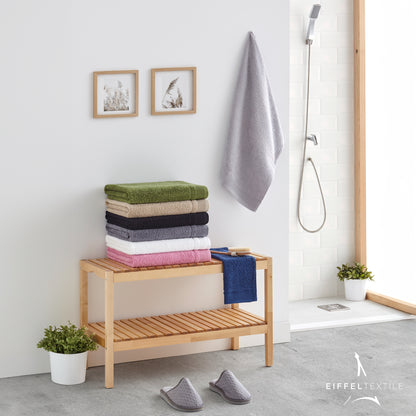 Juego De Toallas De Baño 3 Piezas: Tocador, Lavabo Y Sabana - 100% Algodón, 500 Gr Beige_5