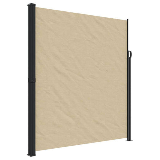 Toldo Lateral Retráctil Beige 220x500 Cm_0