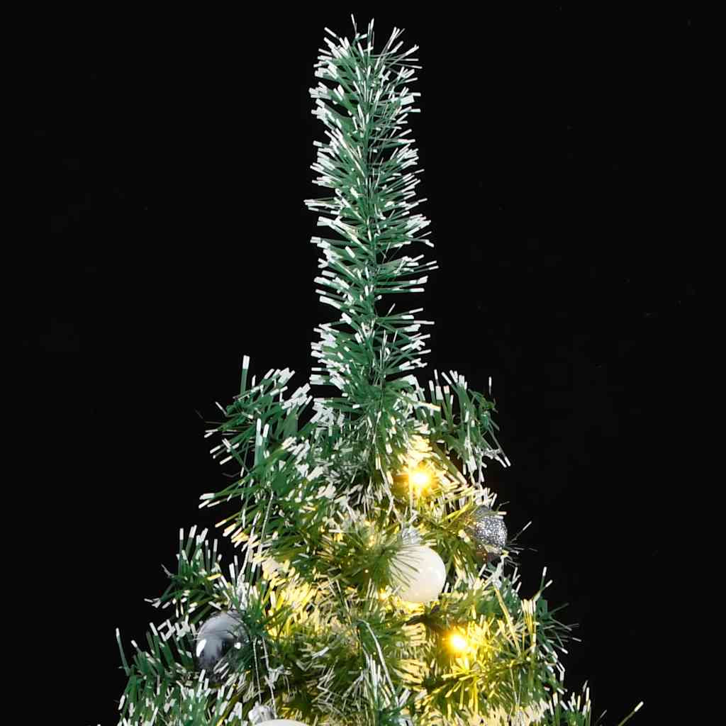 Vidaxl Árbol De Navidad Artificial Con 300 Led Bolas Y Nieve 180 Cm_1