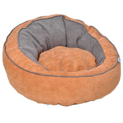 Pawhut Cama Para Perros Y Gatos Cojín Suave Para Mascotas Pequeños 59x59x30 Cm_0
