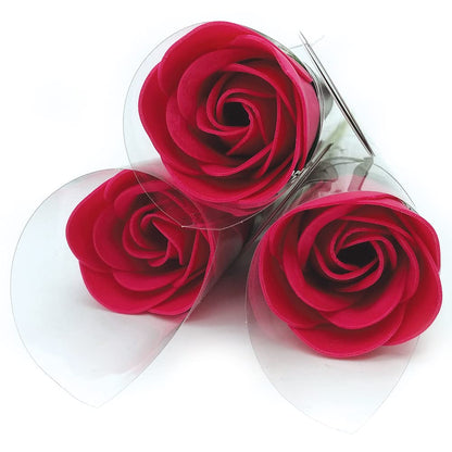 12 Rosas De Jabón Para Baño Aromático Y Relajante (fucsia) - Regalo Original Para Días Especiales - Aroma Atalcado_5