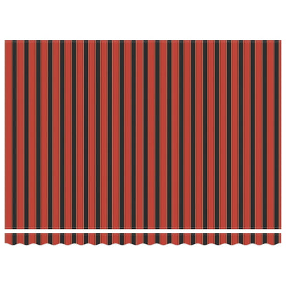 Toldo Retráctil Naranja Y Marrón 450 X 300 X 165 Cm_5