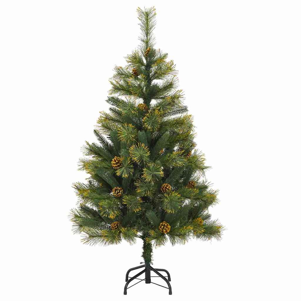 Vidaxl Árbol De Navidad Artificial Con Bisagras 150 Led Y Bolas 150 Cm_4