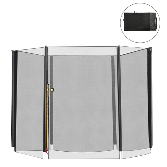 Homcom Red De Seguridad De Reemplazo Para Trampolín Redondo Ø244 Cm Negro_0