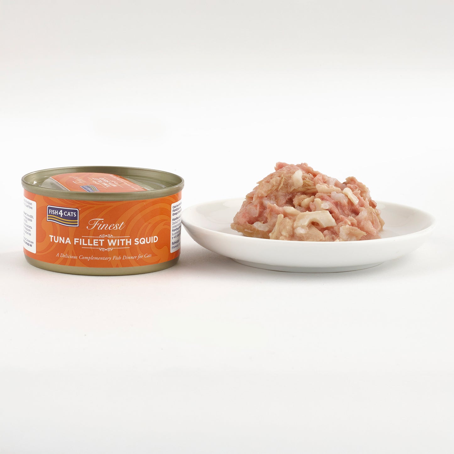 Fish4cats Filete Para Gato – Atún Con Calamar 70 G (pack De 10)_1