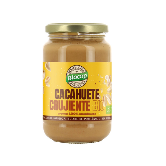 Crema de Cacahuete Crujiente Biocop 500 g