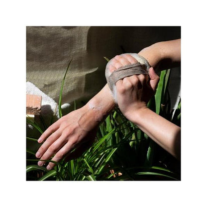 Manopla corporal  luffa ecológica ovalada