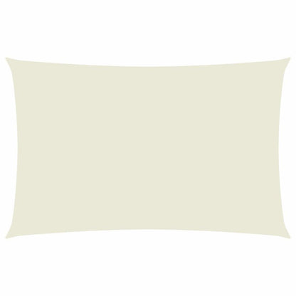 Vidaxl Toldo De Vela Rectangular Tela Oxford Color Crema 2x5 M_0