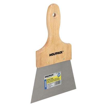 Espatula Techos Mango Madera Hoja Acero 90 X 140 Mm. Espatula Yeso, Espatula Pintor, Espatula Masillas, Espatula Pladur, Etc._0