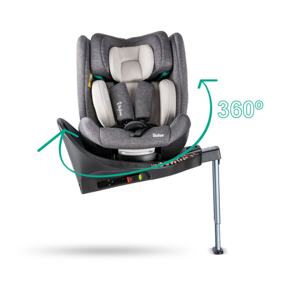Silla De Coche Para Bebé Bigtoes Raise I-size 40-150 Cm Grey Pearl_4