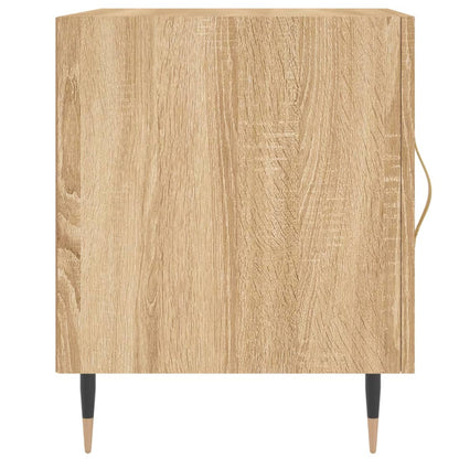 Mesitas Noche 2 Uds Madera Ingeniería Roble Sonoma 40x40x50 Cm_4