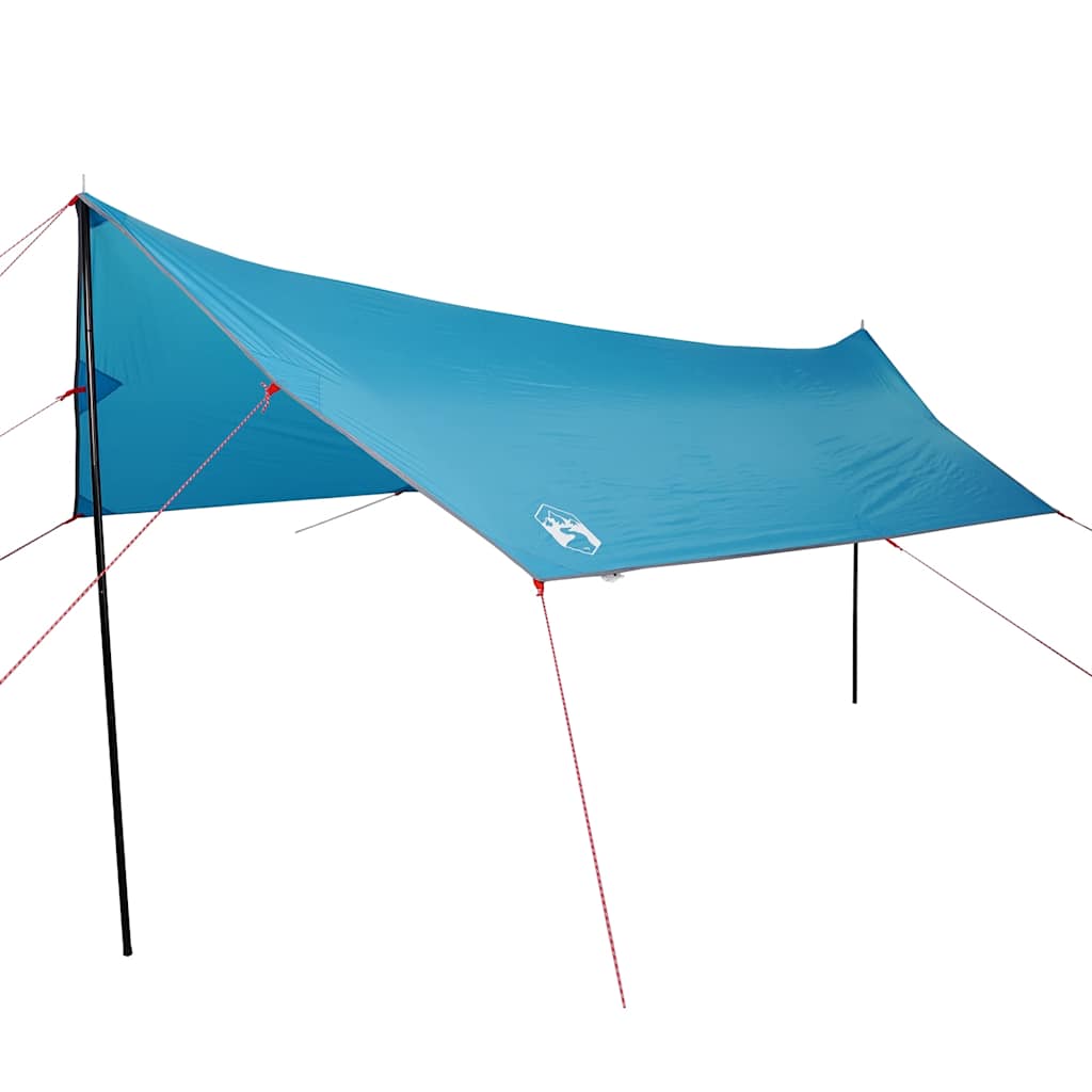 Lona De Camping Impermeable Azul 460x305x210 Cm_0