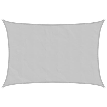Vidaxl Toldo De Vela Poliéster Oxford 100% Gris Claro 6x4 M_0