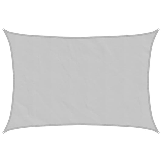 Vidaxl Toldo De Vela Poliéster Oxford 100% Gris Claro 6x4 M_0
