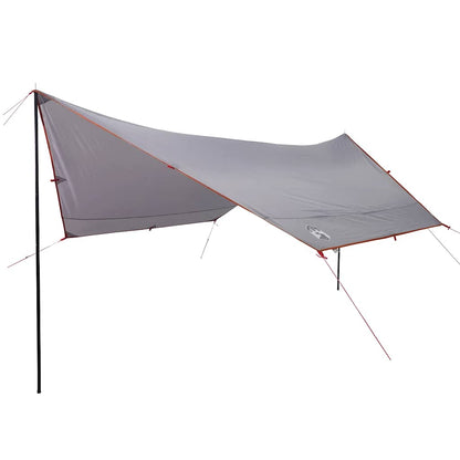 Lona De Camping Impermeable Gris Y Naranja 430x380x210 Cm_0