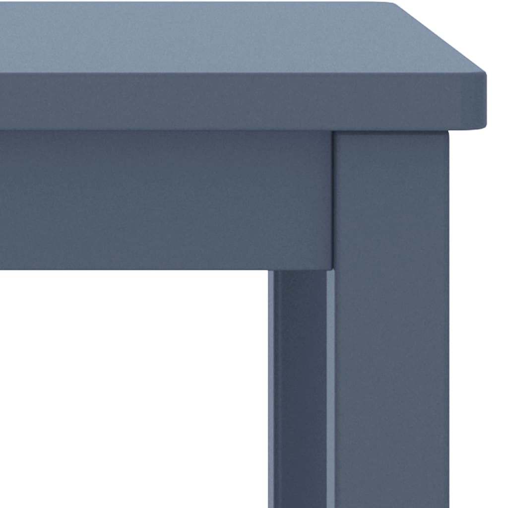 Vidaxl Mesita De Noche Madera Maciza De Mango Gris Claro 40x30x50 Cm_3