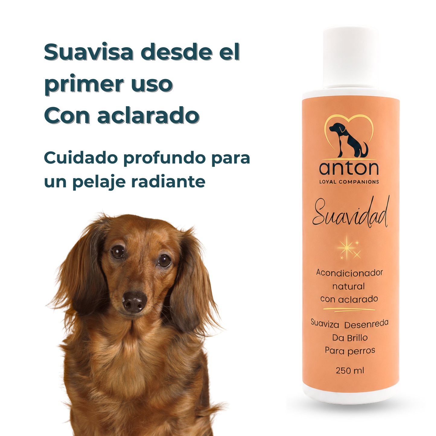Acondicionador natural para el cuidado del pelaje de perros – Pack 3 x 250 ml_1