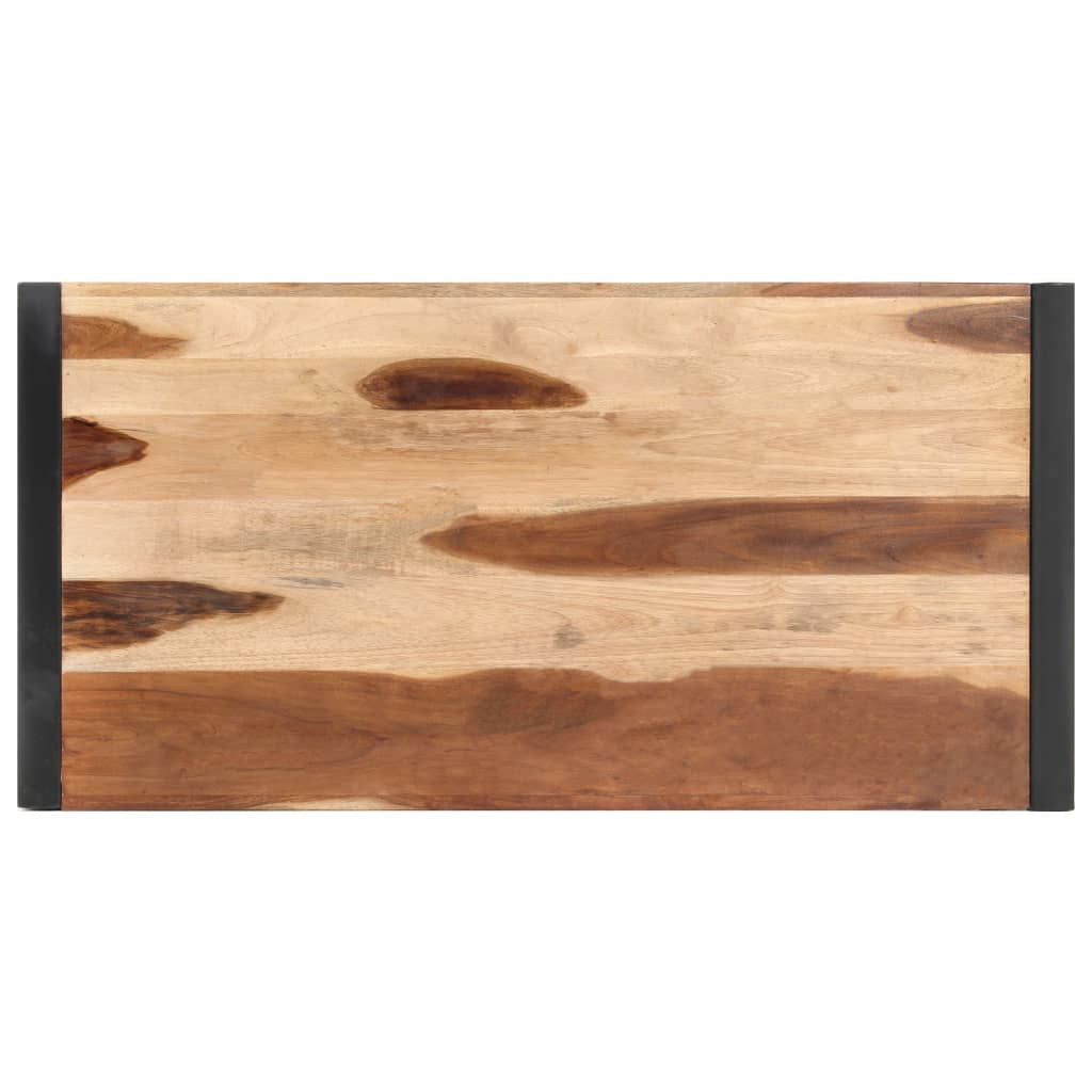 Mesa De Comedor De Madera Maciza 120x60x75 Cm_1