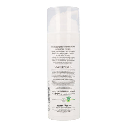 Protector solar infantil SPF 50 Amazonia Amapola 150 ml