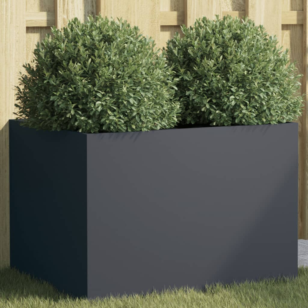 Jardinera Acero Gris Antracita 62x47x46 Cm_1