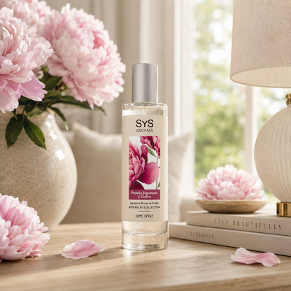 Ambientador Pulverizador Peonía Japonesa y Cedro SYS Aromas 100 ml | Floral y Amaderado | Armonizante_2