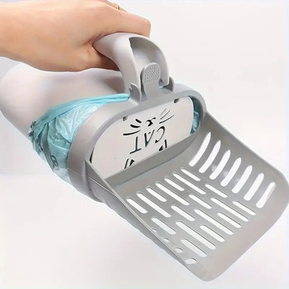Intimeg Pala Para Arena Para Gatos Con Bolsa De Basura Incorporada_5